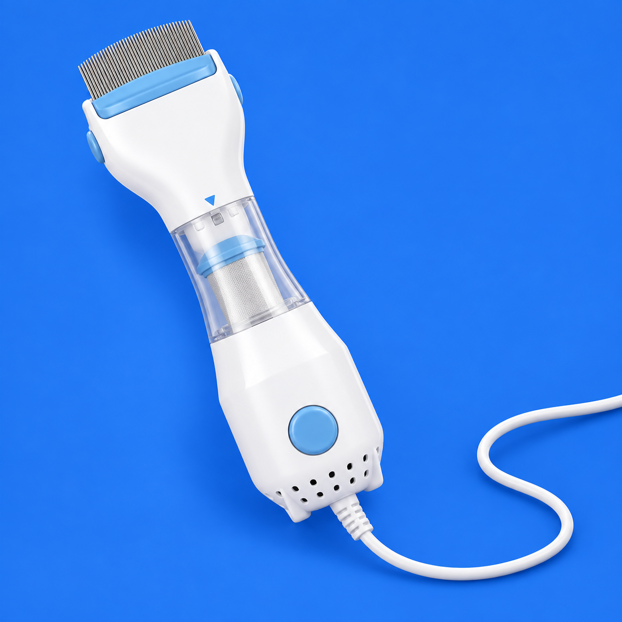 Illustrative presentation of the corded Nito comb, based on product photos